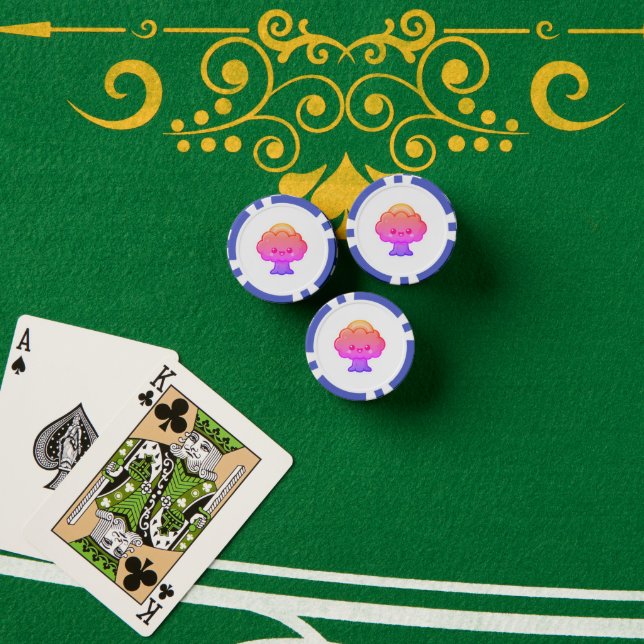 Friendly Kawaii Tree Poker Chips (Poker Table (Stack))