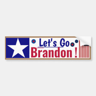 Friendly Lets Go Brandon Bumper Sticker