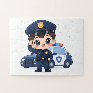 Friendly Little Officer Jigsaw Puzzle