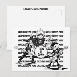 Friendly Neighbour Excessive Noise Reduce Message  Postcard