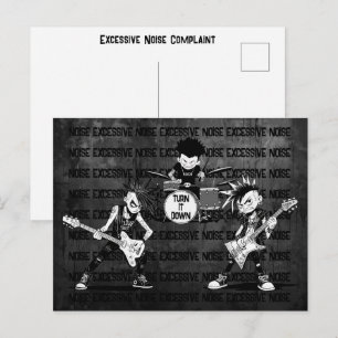 Friendly Neighbour Memo Excessive Noise Complaint Postcard