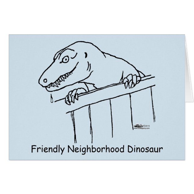 Friendly Neighbourhood Dinosaur (Front Horizontal)
