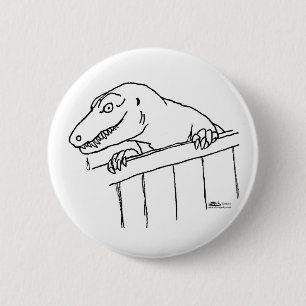 Friendly Neighbourhood Dinosaur 6 Cm Round Badge