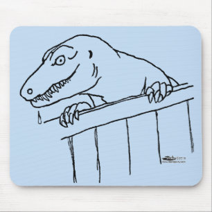 Friendly Neighbourhood Dinosaur Mouse Mat
