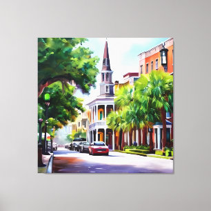 Friendly Neighbours Canvas Print