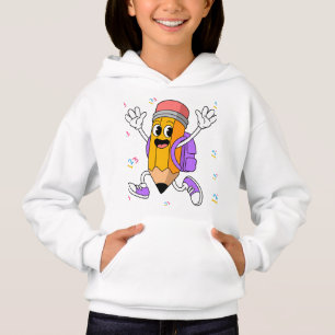 Friendly Pencil Back to School Design. 
