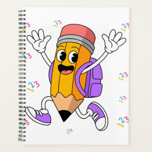 Friendly Pencil Back to School Design. Planner