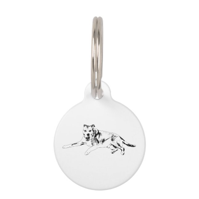 Friendly Place, Big Heart Pet Tag (Front)