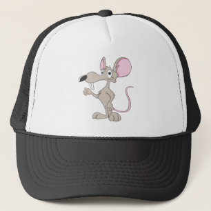 Friendly Rat Illustration Trucker Hat
