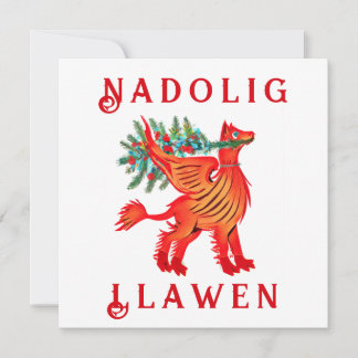 Friendly Red Dragon or Griffon, add your text Card