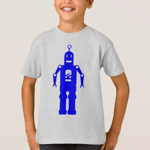 Friendly Robot - Blue T-Shirt