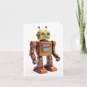 Friendly Robot is Rooting for You Card