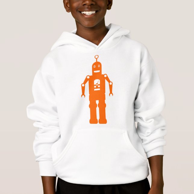 Friendly Robot - Orange (Front)