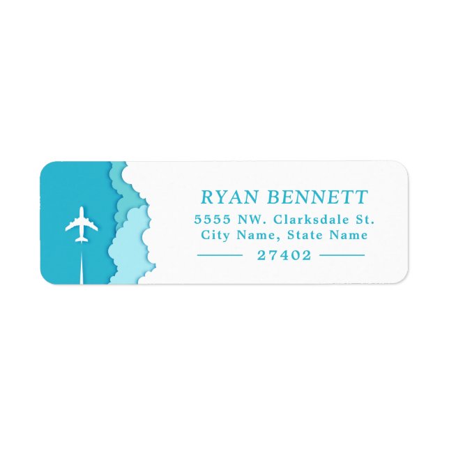 Friendly Skies | Custom Address (Front)