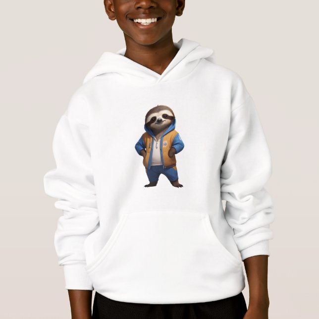 Friendly Sloth Illustration (Front)