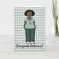 Friendly Smiling Nurse Congratulations