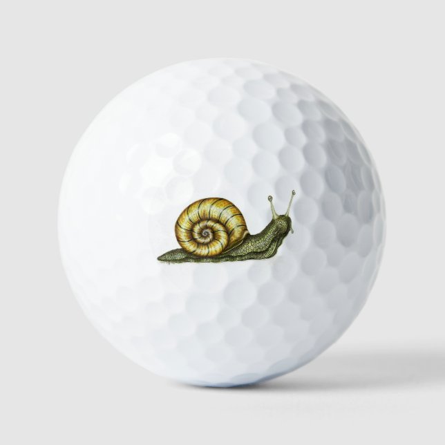 Friendly snail  golf balls (Front)