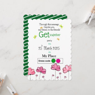 Friendly Spring  Invitation