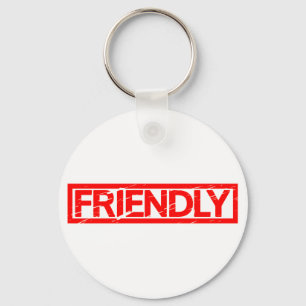 Friendly Stamp Key Ring