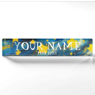 Friendly stars nameplate