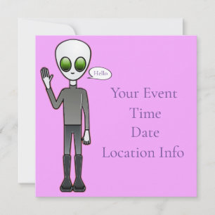 Friendly Waving Alien Thunder_Cove Invitation