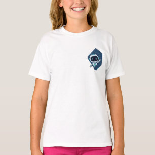 Friendly Waving Robot Kids T-Shirt