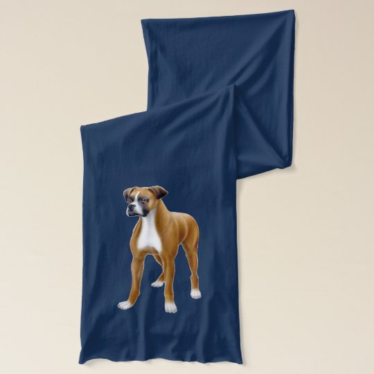 boxer dog scarf