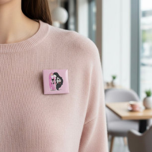 Friends 15 Cm Square Badge