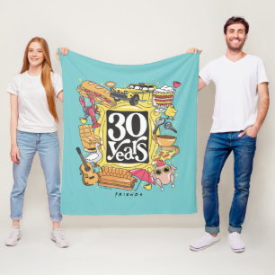 FRIENDS™   30 Years Graphic Fleece Blanket