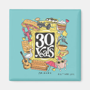 FRIENDS™   30 Years Graphic Magnet