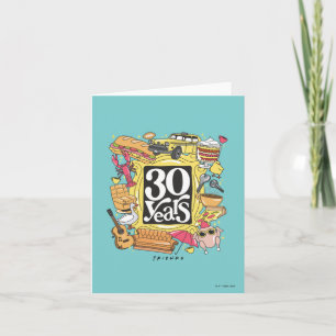 FRIENDS™ 30 Years Graphic Note Card