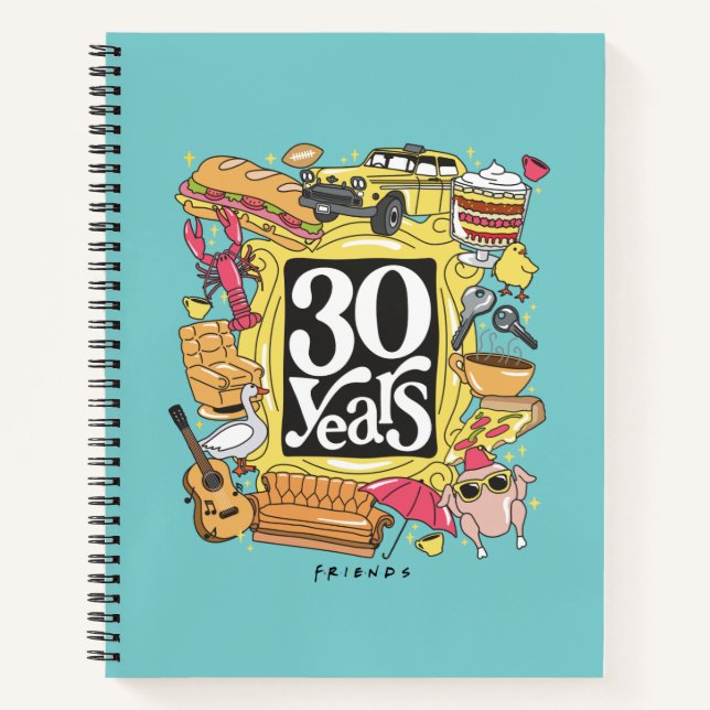 FRIENDS™ | 30 Years Graphic Notebook (Front)