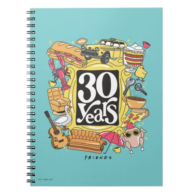 FRIENDS™ | 30 Years Graphic Notebook (Front)