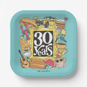 FRIENDS™   30 Years Graphic Paper Plate