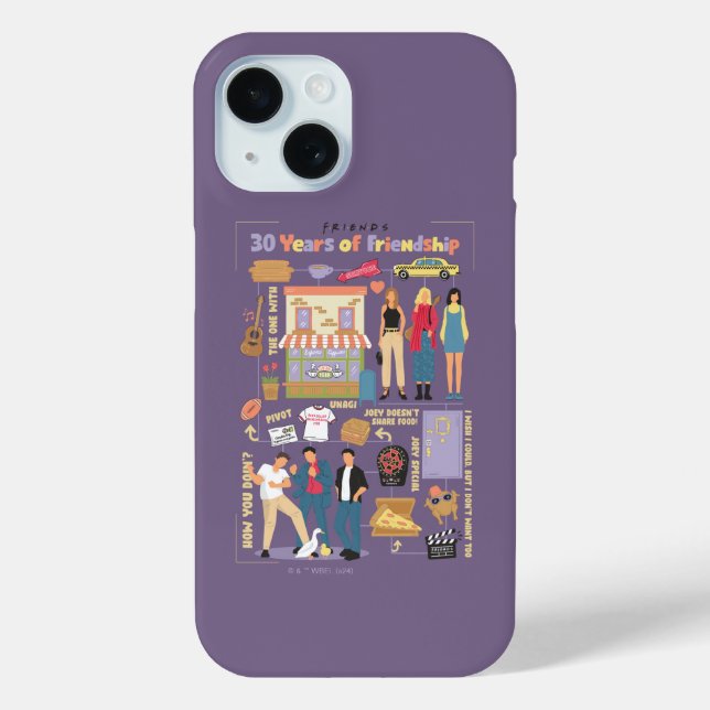 FRIENDS™ | 30 Years of Friendship Case-Mate iPhone Case (Back)