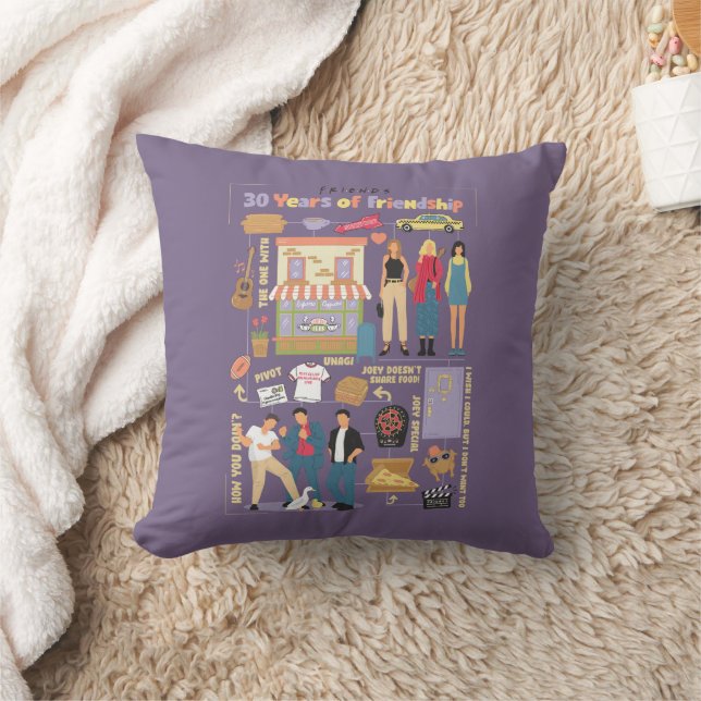 FRIENDS™ | 30 Years of Friendship Cushion (Blanket)