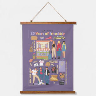 FRIENDS™ 30 Years of Friendship Hanging Tapestry