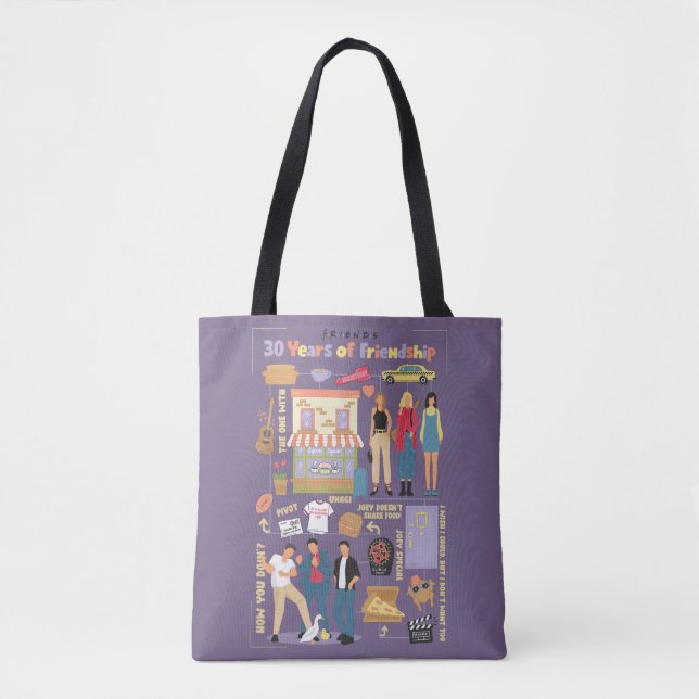 FRIENDS™ | 30 Years of Friendship Tote Bag (Front)