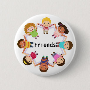Friends 6 cm round badge
