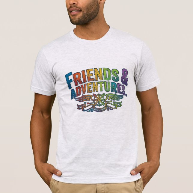 Friends & Adventures T-Shirt (Front)