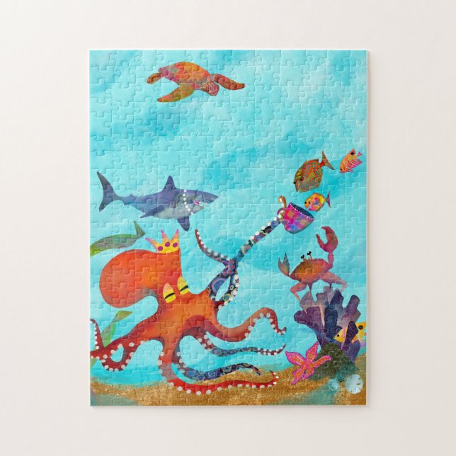 Friends and Anemones Jigsaw Puzzle (Challenging) (Vertical)