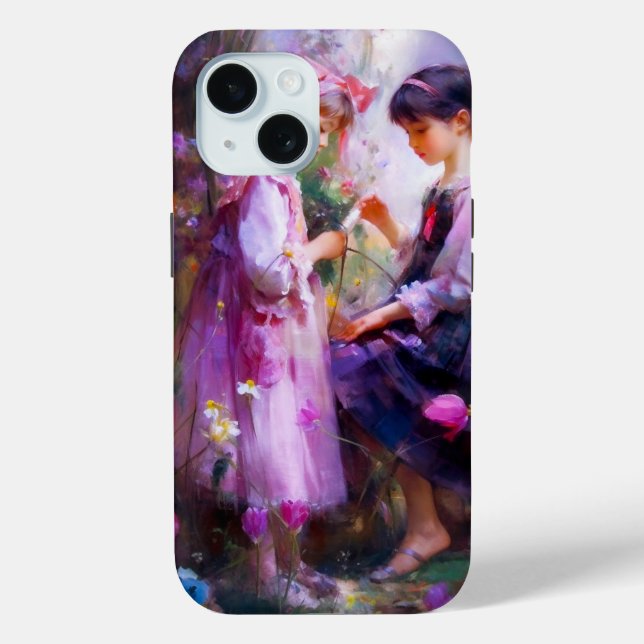 Friends and Flowers 2 Case-Mate iPhone Case (Back)