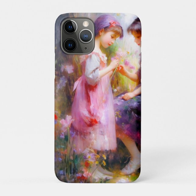 Friends and Flowers  Case-Mate iPhone Case (Back)