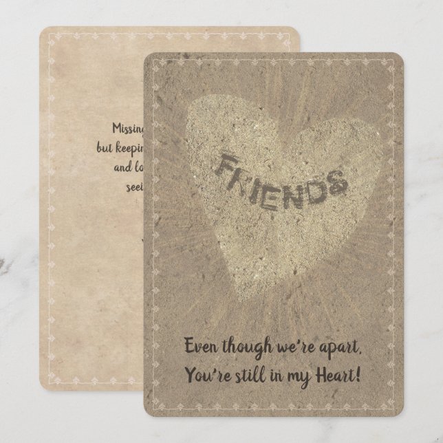 Friends Apart Holiday Card (Front/Back)