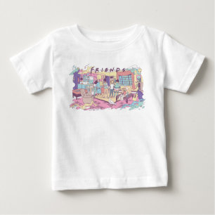 FRIENDS™ Apartment Cartoon Baby T-Shirt