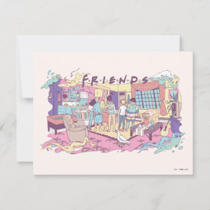FRIENDS™ Apartment Cartoon Card