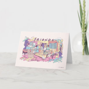 FRIENDS™ Apartment Cartoon Card