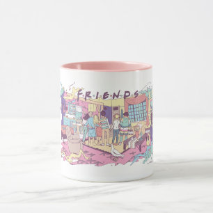 FRIENDS™ Apartment Cartoon Mug
