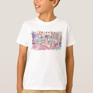FRIENDS™ Apartment Cartoon T-Shirt