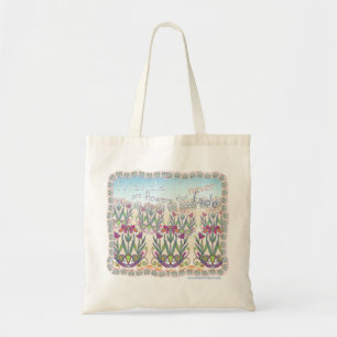 Friends are Flowers tote Bag